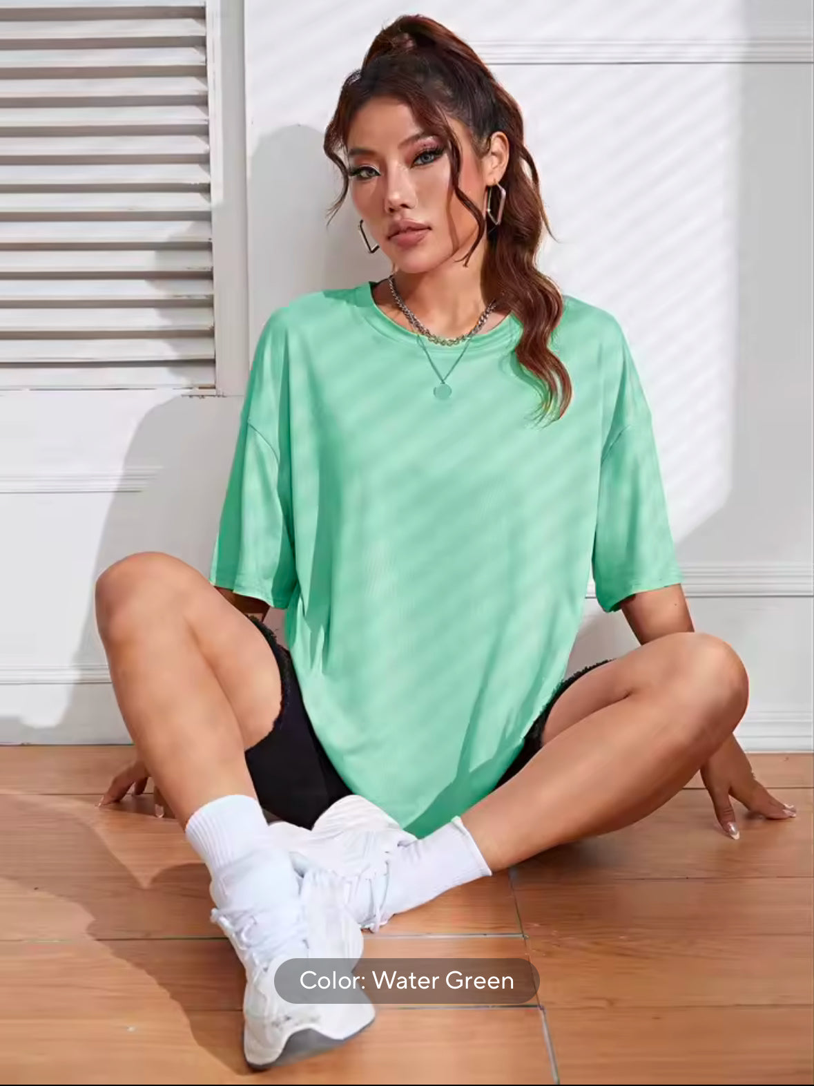 MUSERA Soft Oversized Crew Neck T-Shirt – Perfect Casual Summer & Spring Tee for Vacation and Easter!