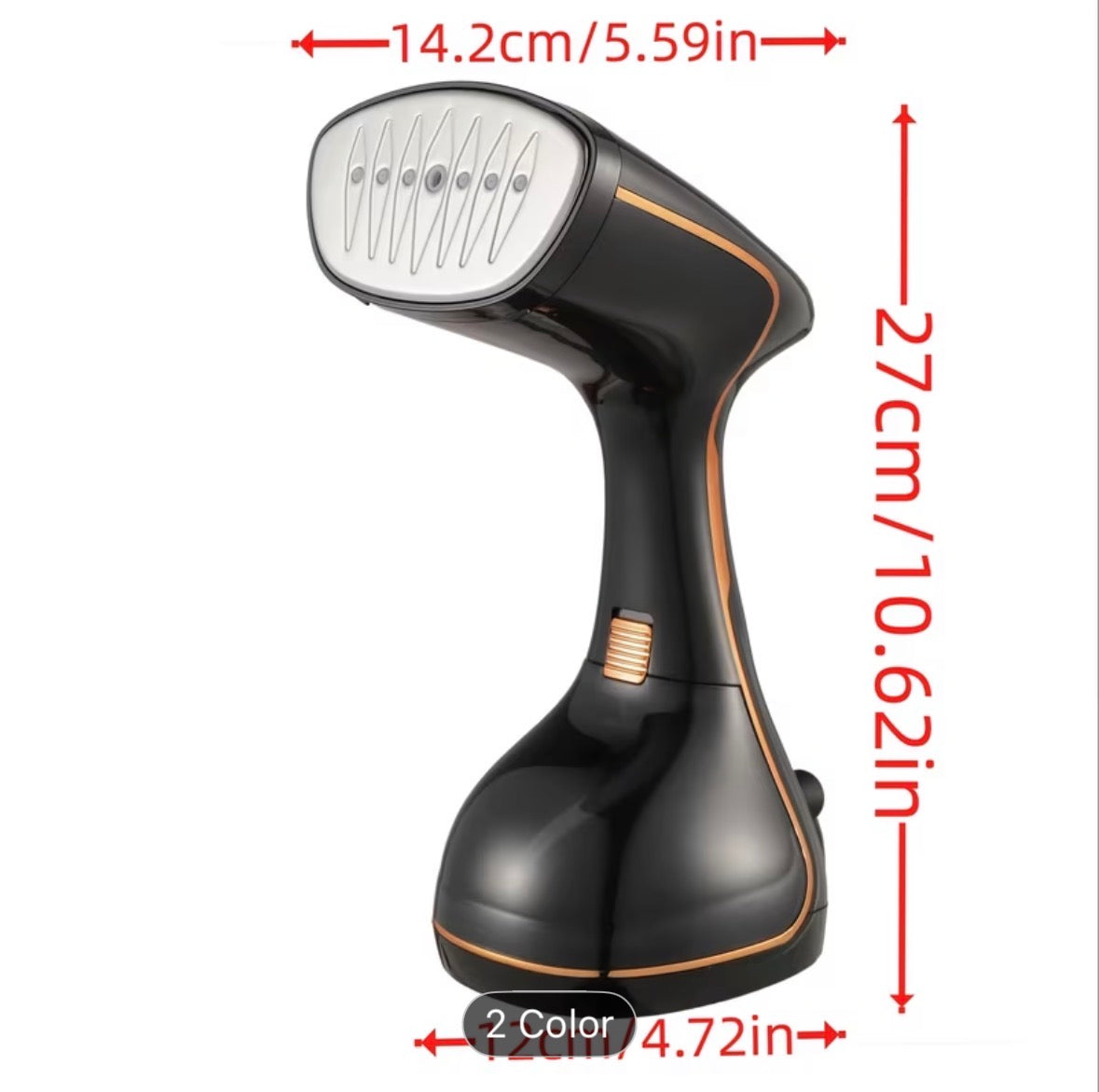 2026 Handheld Garment Steamer with LED Display – 9-Second Fast Heat, Touch Control, 3 Steam Levels, Portable Wrinkle Remover for Home & Travel (EU Plug) - UltraChic