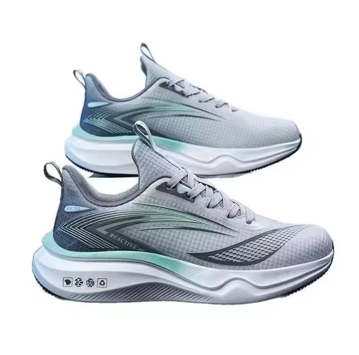 Men’s Casual Running Shoes – Breathable, Trendy Outdoor Sport Sneakers with Comfortable Low-Top Design & Durable PVC Outsole - UltraChic
