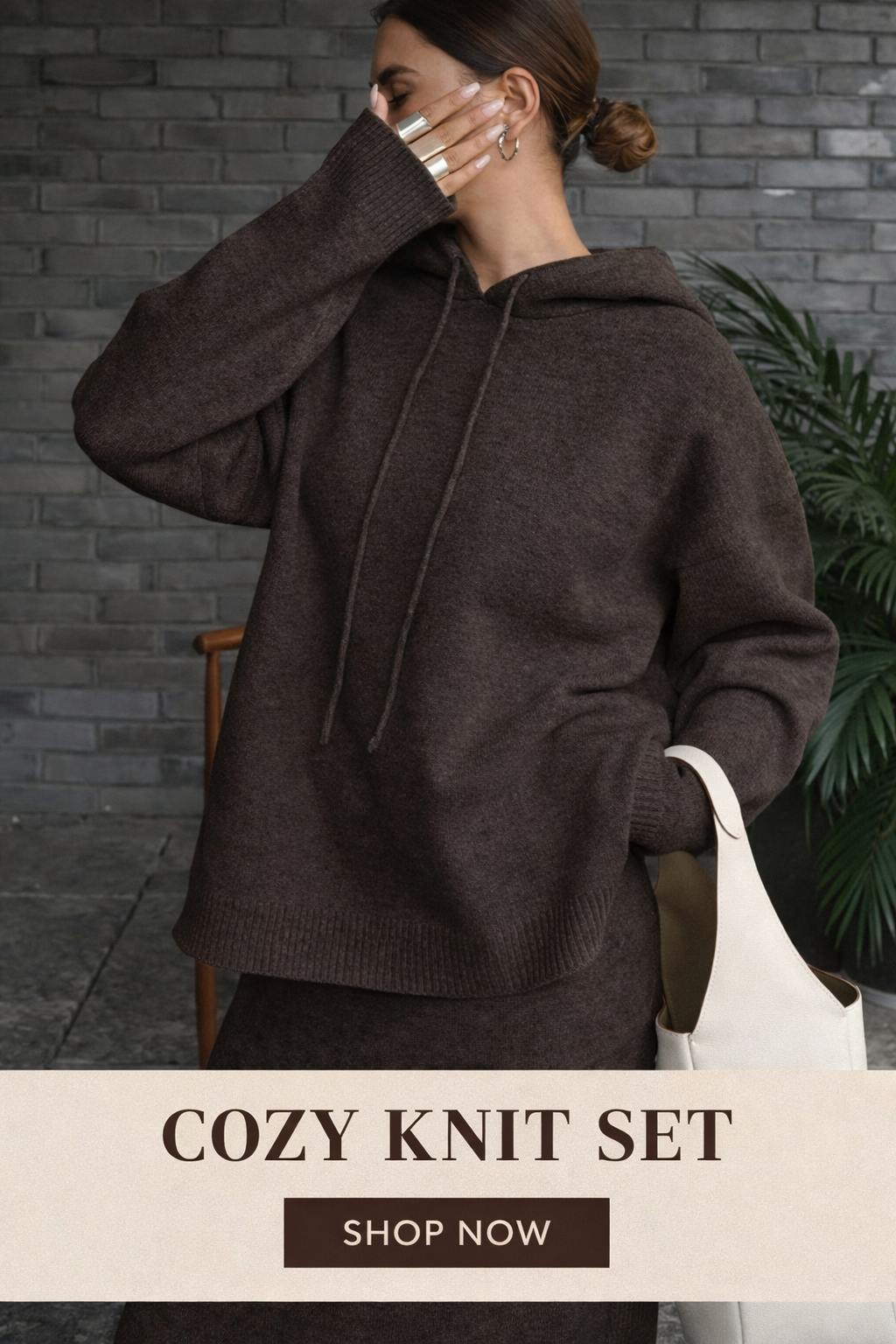 Women’s Cozy Hoodie & Straight Dress Set – Relaxed Fall Casual Outfit - UltraChic