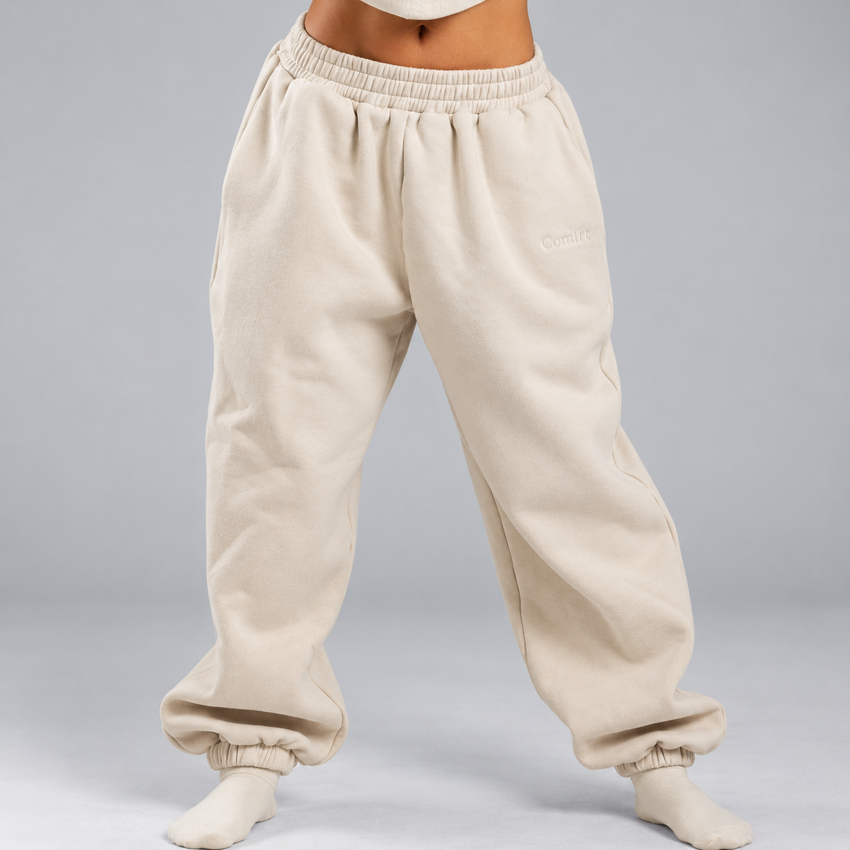 Comfrt Signature Sweatpants – Olive Green Heavyweight Joggers