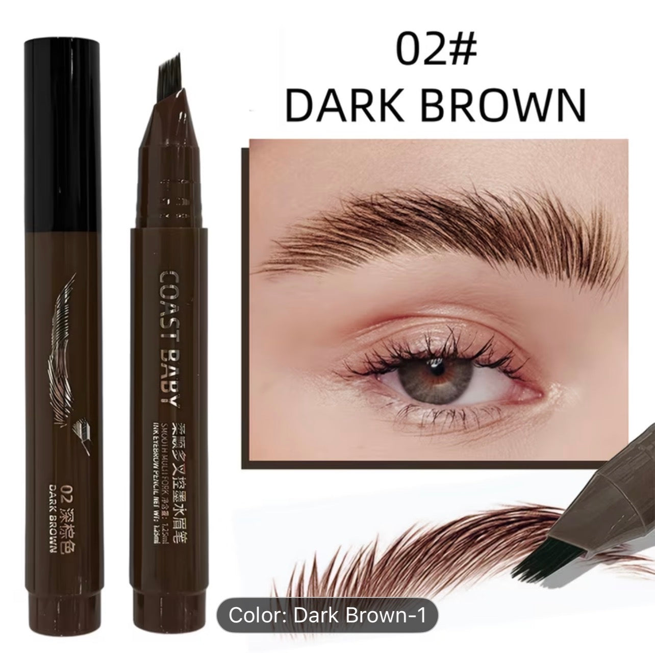 Just Dropped 🔥 Microblading Eyebrow Pen Waterproof Natural Hair Stroke Brow Pencil for Perfect Brows 💖