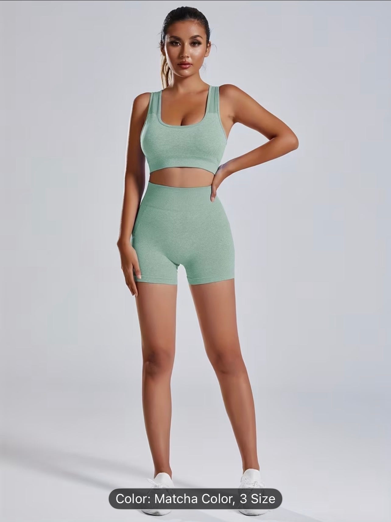 Seamless Yoga Set – High Stretch Backless Gym Wear Autumn Activewear for Women