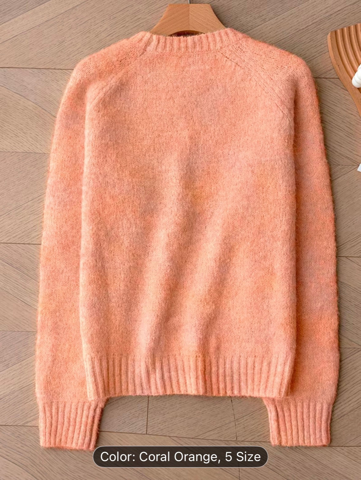 Sweater Made from a Soft Mohair Blend for Women - Features a French-Inspired Raglan Sleeve And Drop Shoulder Design, Perfect for The Fall And Winter Seasons, Ideal As a Christmas Or Birthday Gift - UltraChic