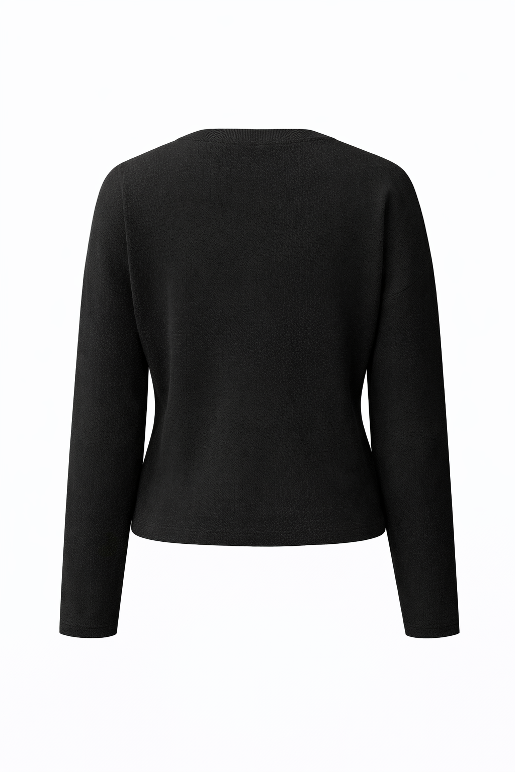 Women’s Black Button Cardigan Top – Long Sleeve Casual Y2K Style Going Out Knitwear - UltraChic