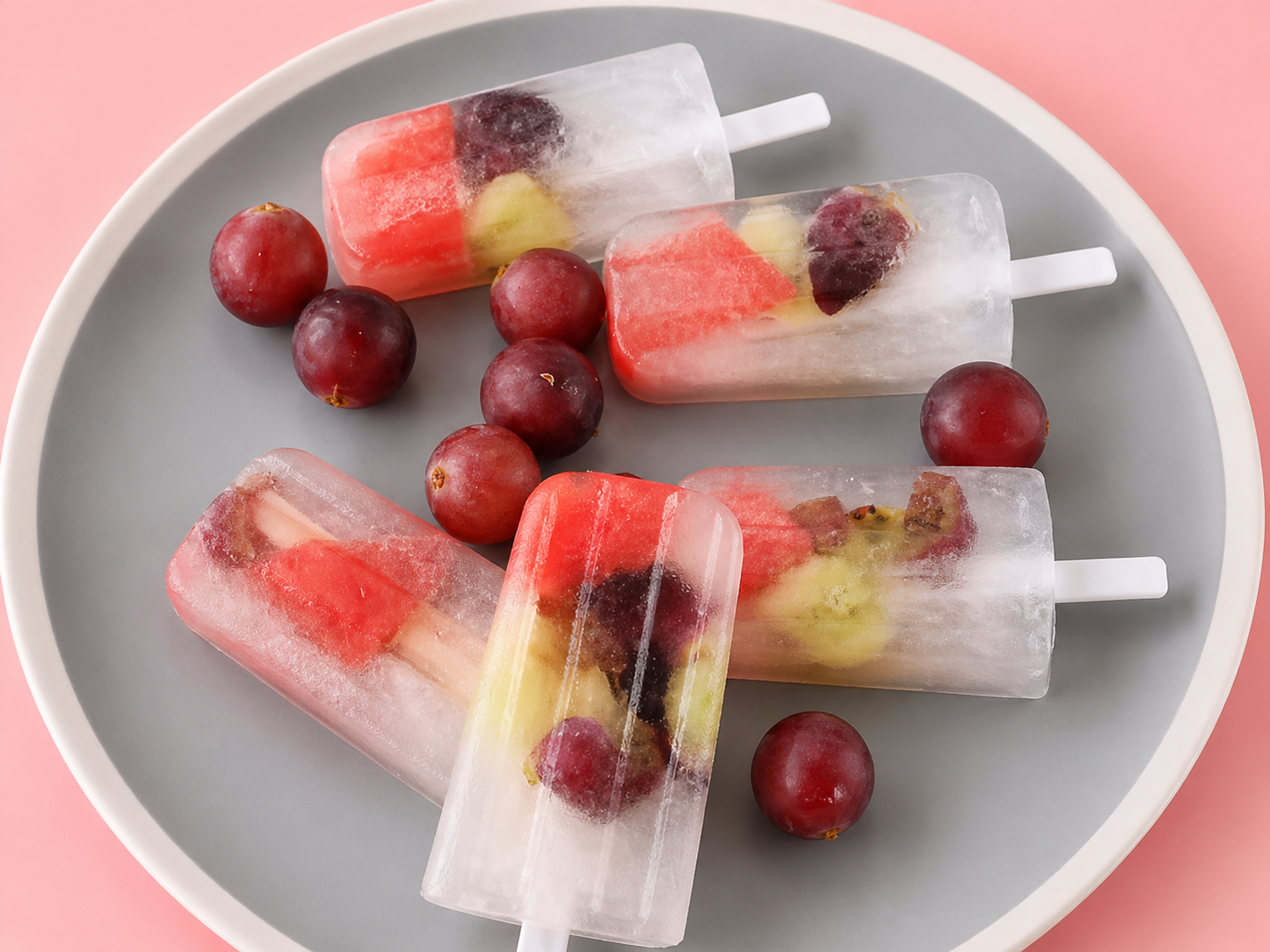 Popsicle Mold Set with Lid Reusable Easy Release Perfect Homemade Ice Cream Summer Family Kitchen - UltraChic