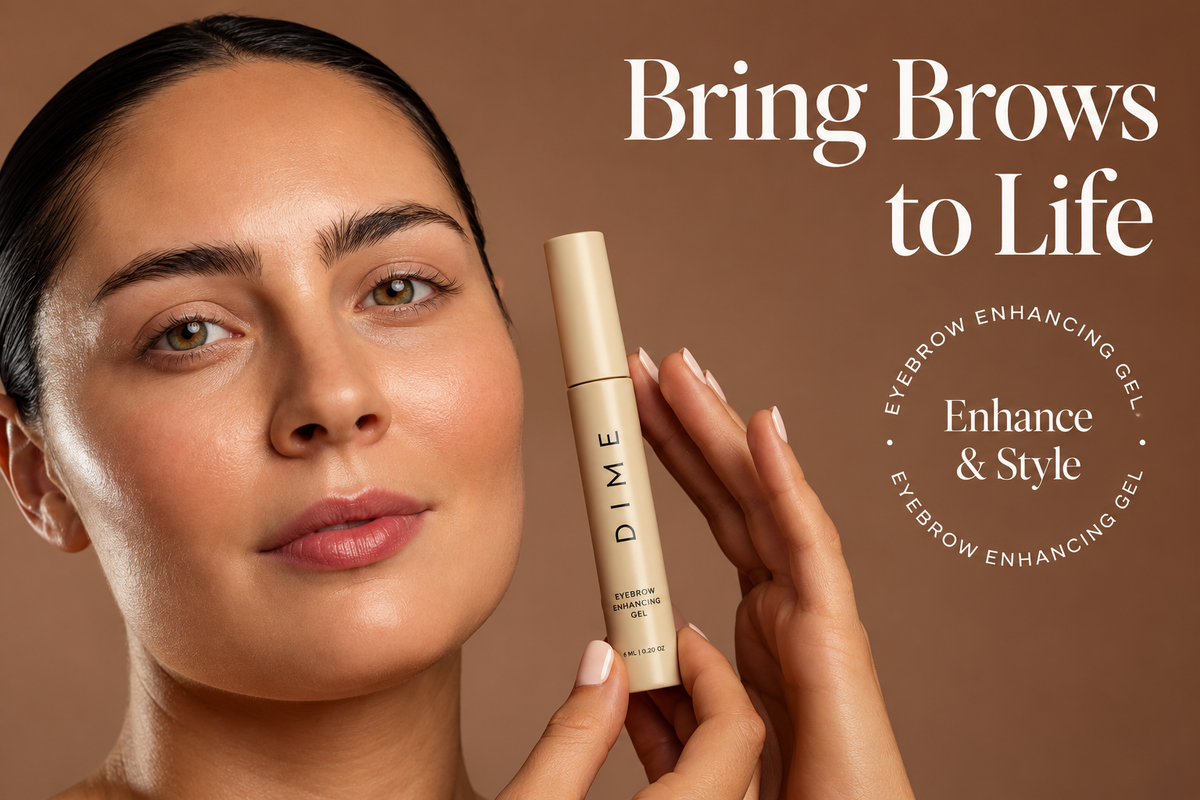 DIME Beauty Eyebrow Enhancing Gel – Brow Styling & Conditioning Gel, 6 mL