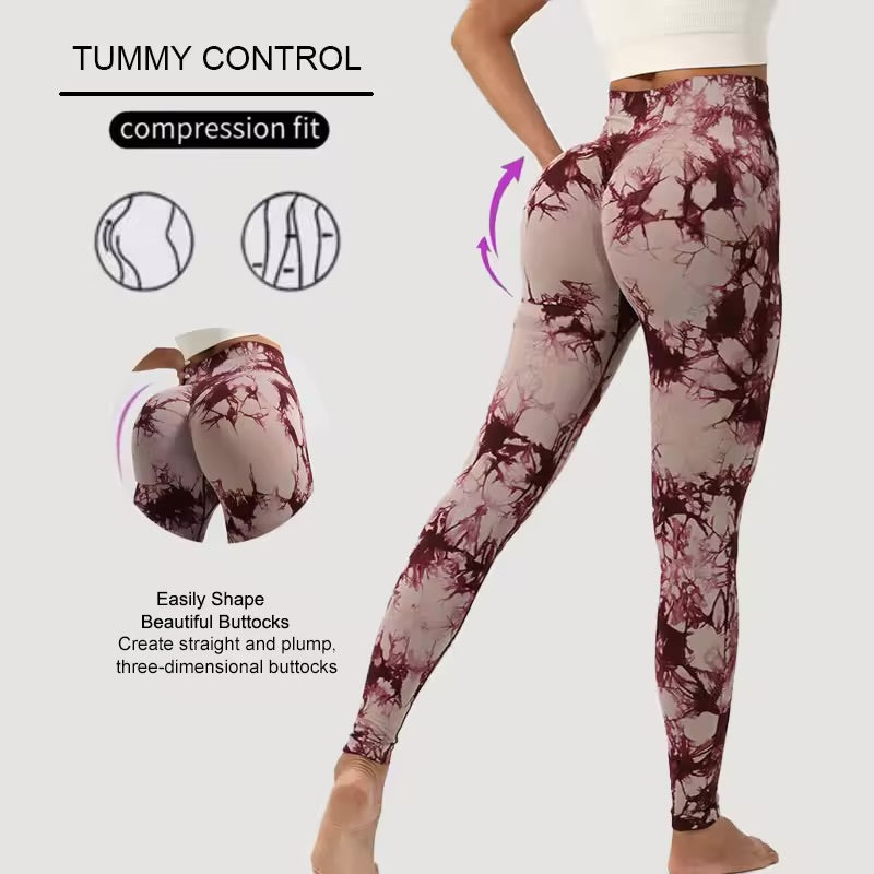High-Waisted Seamless Sports Leggings for Women – Soft, Breathable, and 4-Way Stretch for Yoga, Running, Cycling & Exercise