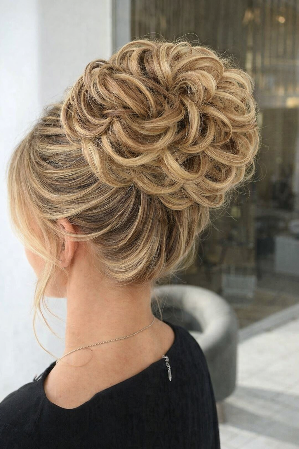 Messy Bun Hair Piece Scrunchie – Wavy Curly Synthetic Chignon Ponytail Thick Updo Hair Extension for Women - UltraChic