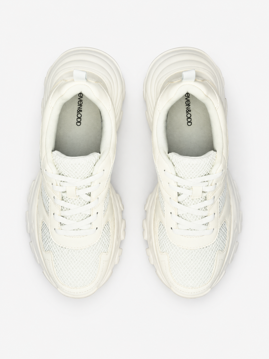 Even&Odd Low Top Chunky Sneakers Lightweight Cushioned Effortless Clean Street Look Spring Summer Women - UltraChic