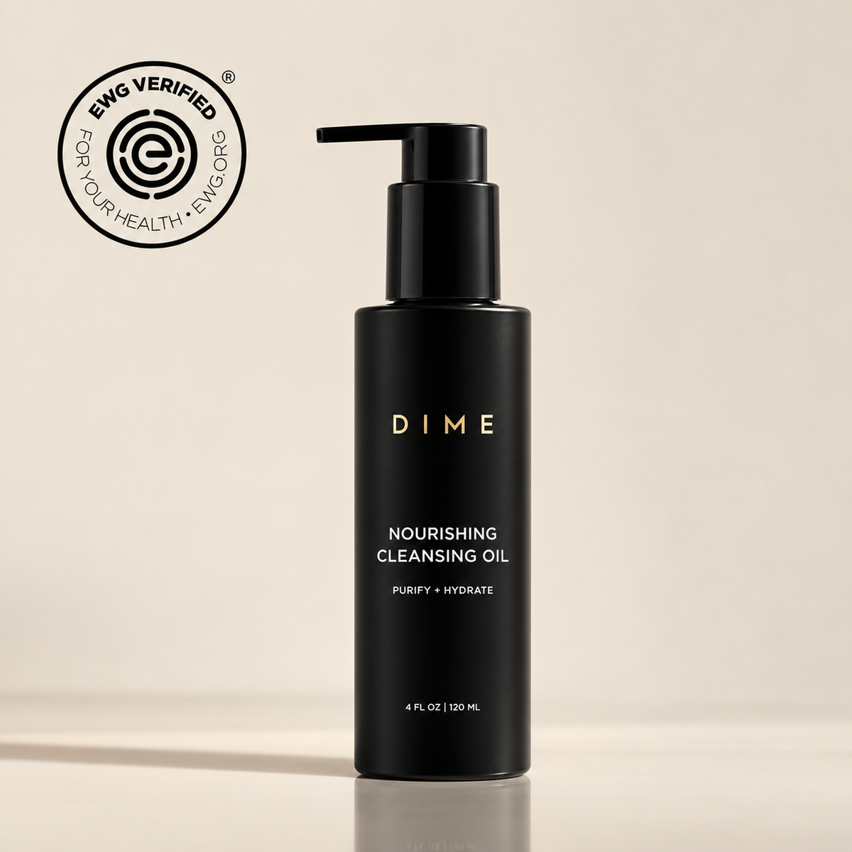 DIME Beauty Nourishing Cleansing Oil – Makeup Remover & Hydrating Facial Cleanser, 120 ml