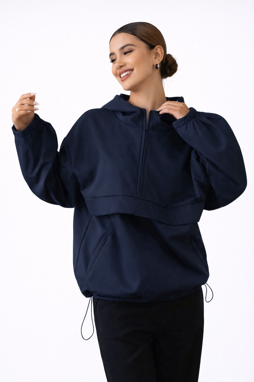 Women’s Thermal Lined Hoodie – Cozy Winter Outdoor Sweatshirt