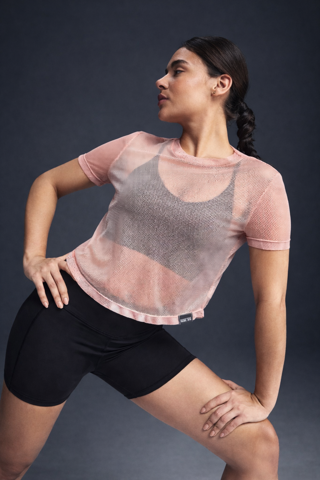 Women’s Hollow Mesh Sports T-Shirt – Breathable Lightweight Summer Activewear Casual Gym Top