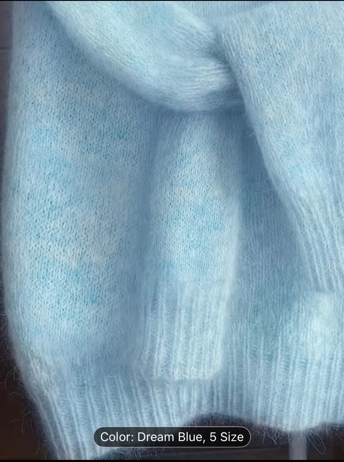 Sweater Made from a Soft Mohair Blend for Women - Features a French-Inspired Raglan Sleeve And Drop Shoulder Design, Perfect for The Fall And Winter Seasons, Ideal As a Christmas Or Birthday Gift - UltraChic