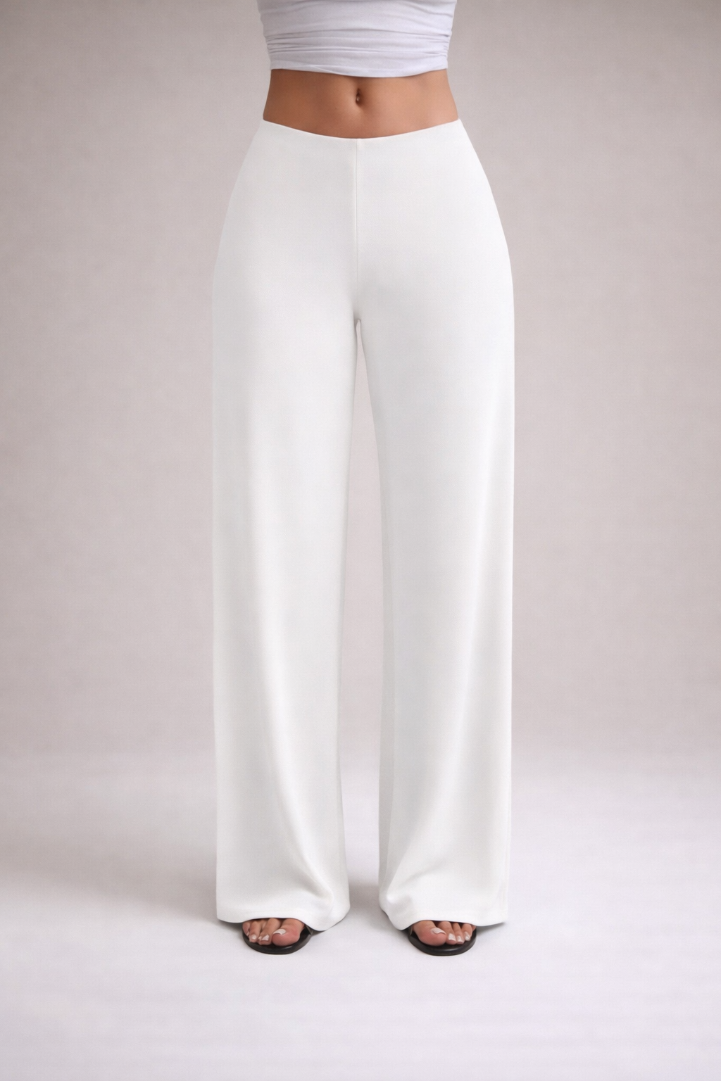 Women’s High-Waist Straight-Leg Trousers – Elegant Fall/Winter Essential