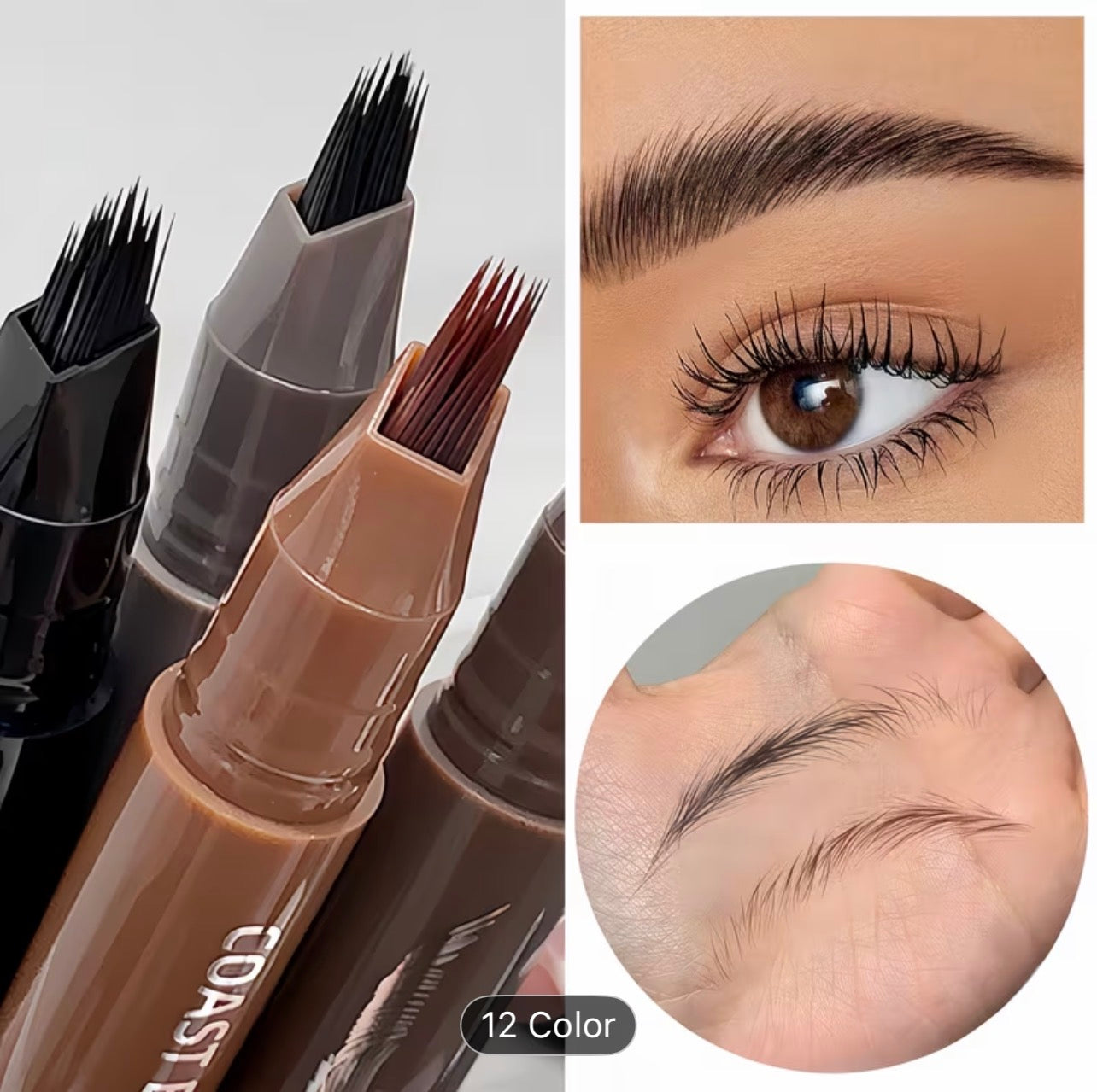 Just Dropped 🔥 Microblading Eyebrow Pen Waterproof Natural Hair Stroke Brow Pencil for Perfect Brows 💖