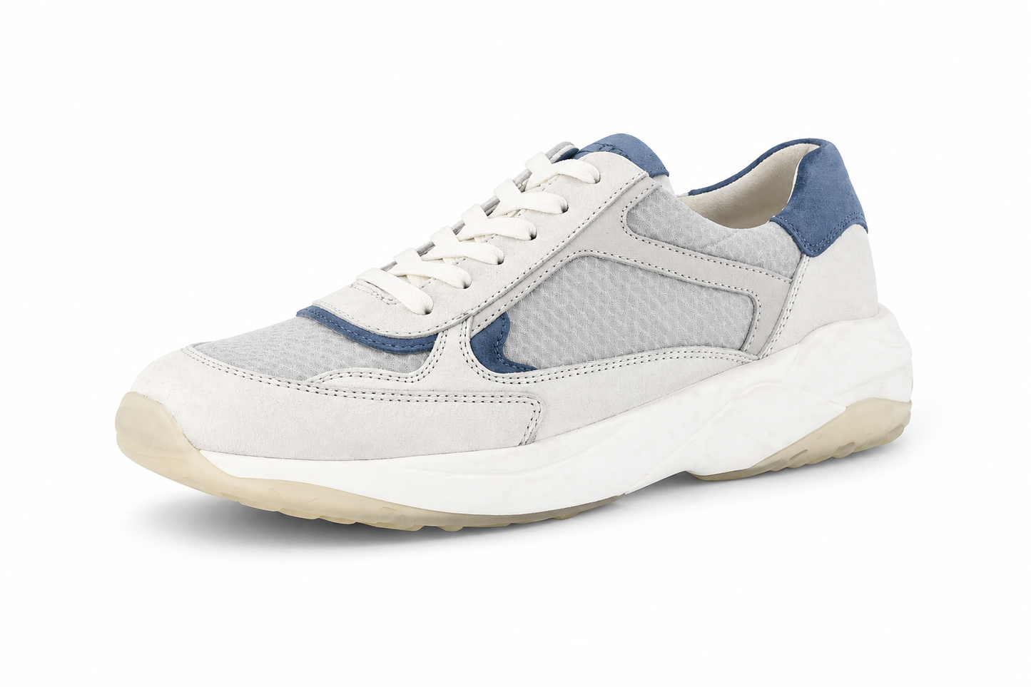 Paul Green Maincalf Sportnet Milk Alu Sneakers Breathable Lightweight Cushion Comfort Effortless Clean Look Spring Summer Women - UltraChic