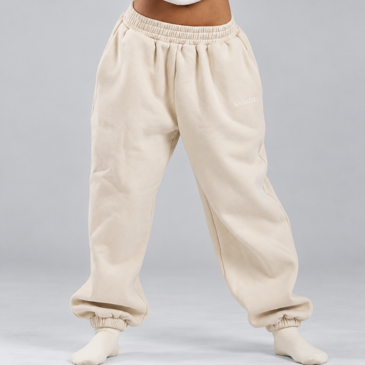 Comfrt Signature Sweatpants – Olive Green Heavyweight Joggers