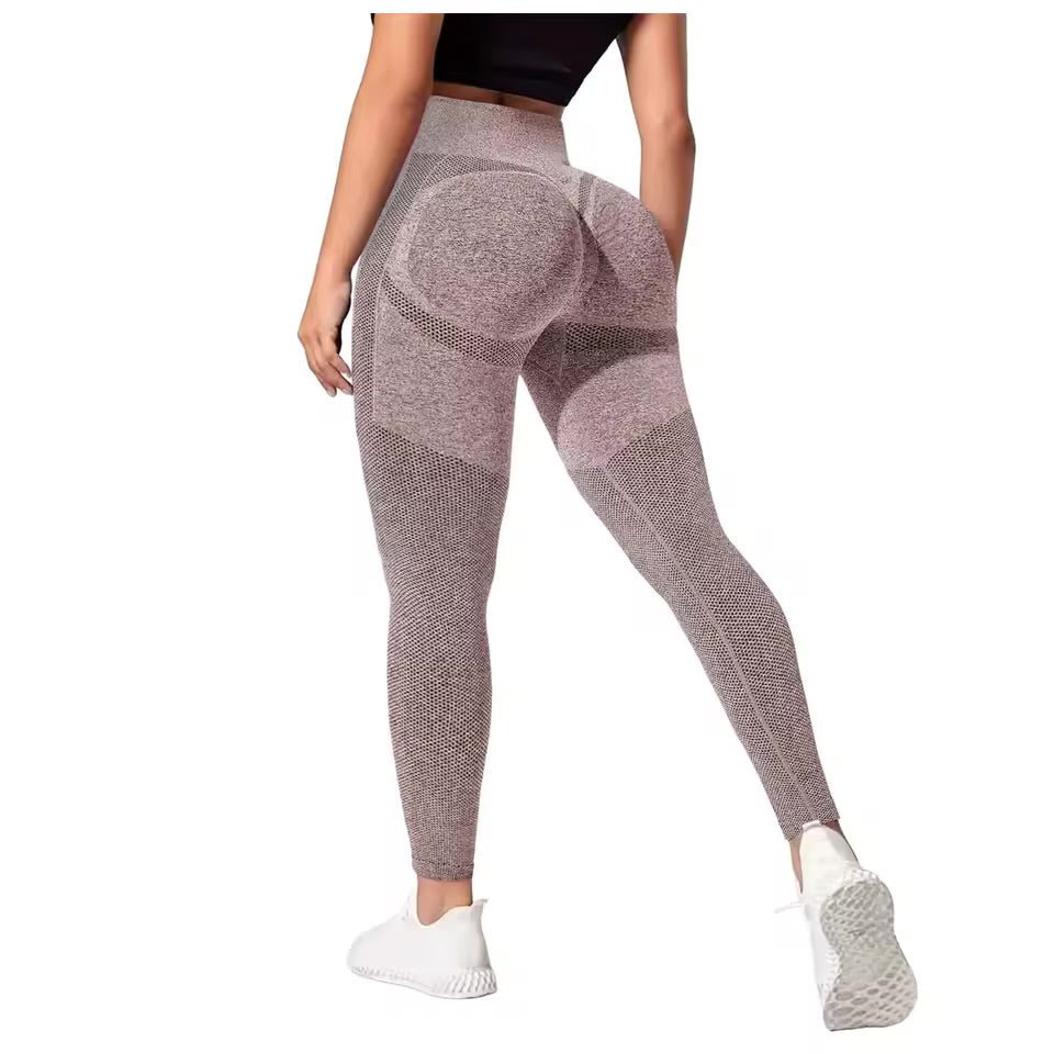Seamluxe High Stretch Yoga Leggings – Seamless, Tummy Control Sports Tights for Ultimate Comfort