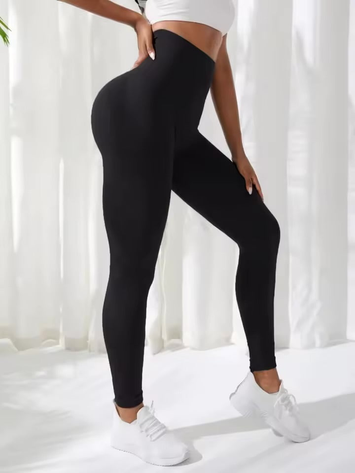 Exceptional Comfort & Support with High-Waist Tummy Control Women’s Sports Leggings – Perfect for Workouts and Running!
