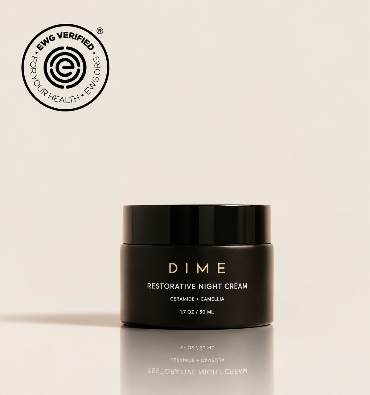 DIME Beauty Restorative Night Cream – Hydrating Anti-Aging Face Moisturizer, 50 ml