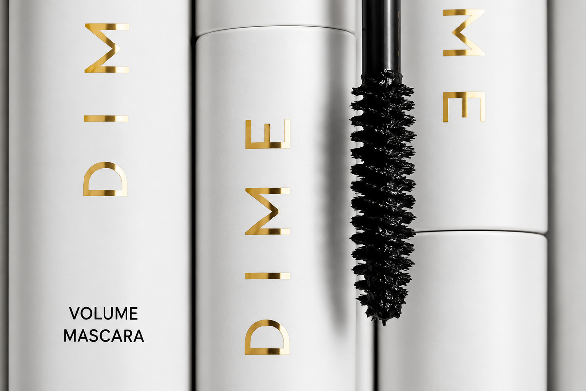 DIME Beauty Volume Mascara – Black Volumizing & Lengthening Mascara, 8 g