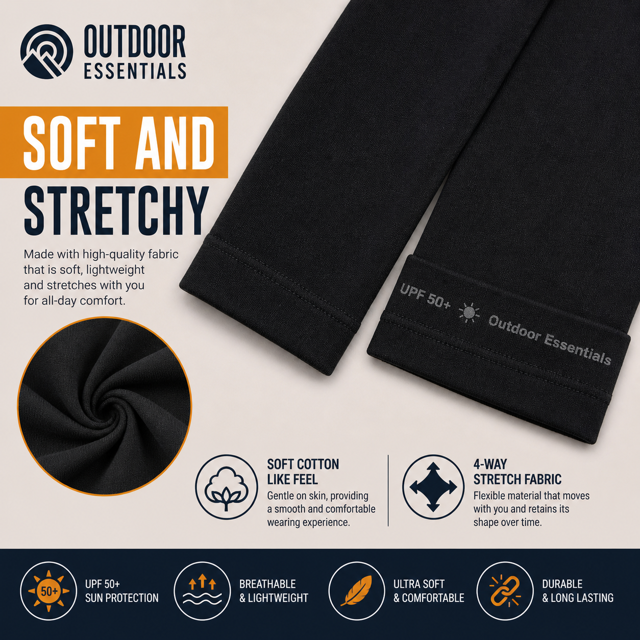 Arm Sleeves UPF 50 Cooling Protection Stay Fresh All Day Summer Unisex Outdoor Essentials CoolVent - UltraChic