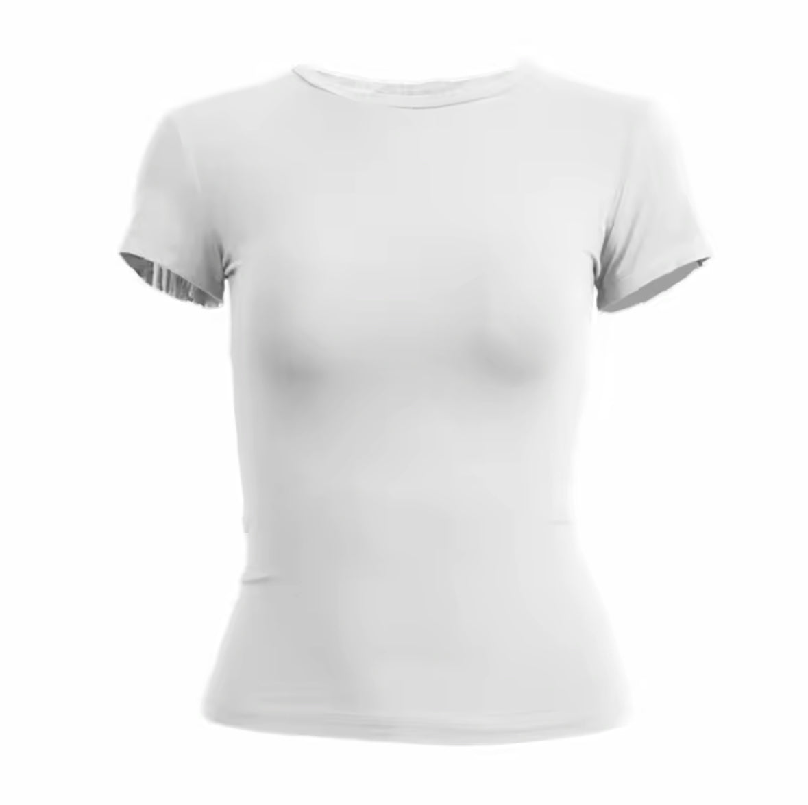 Women’s Short Sleeve T-shirt – Slim Fit O-Neck Knitted Tee for Streetwear & Sporty Y2K Style – 2025 Fashion Trend
