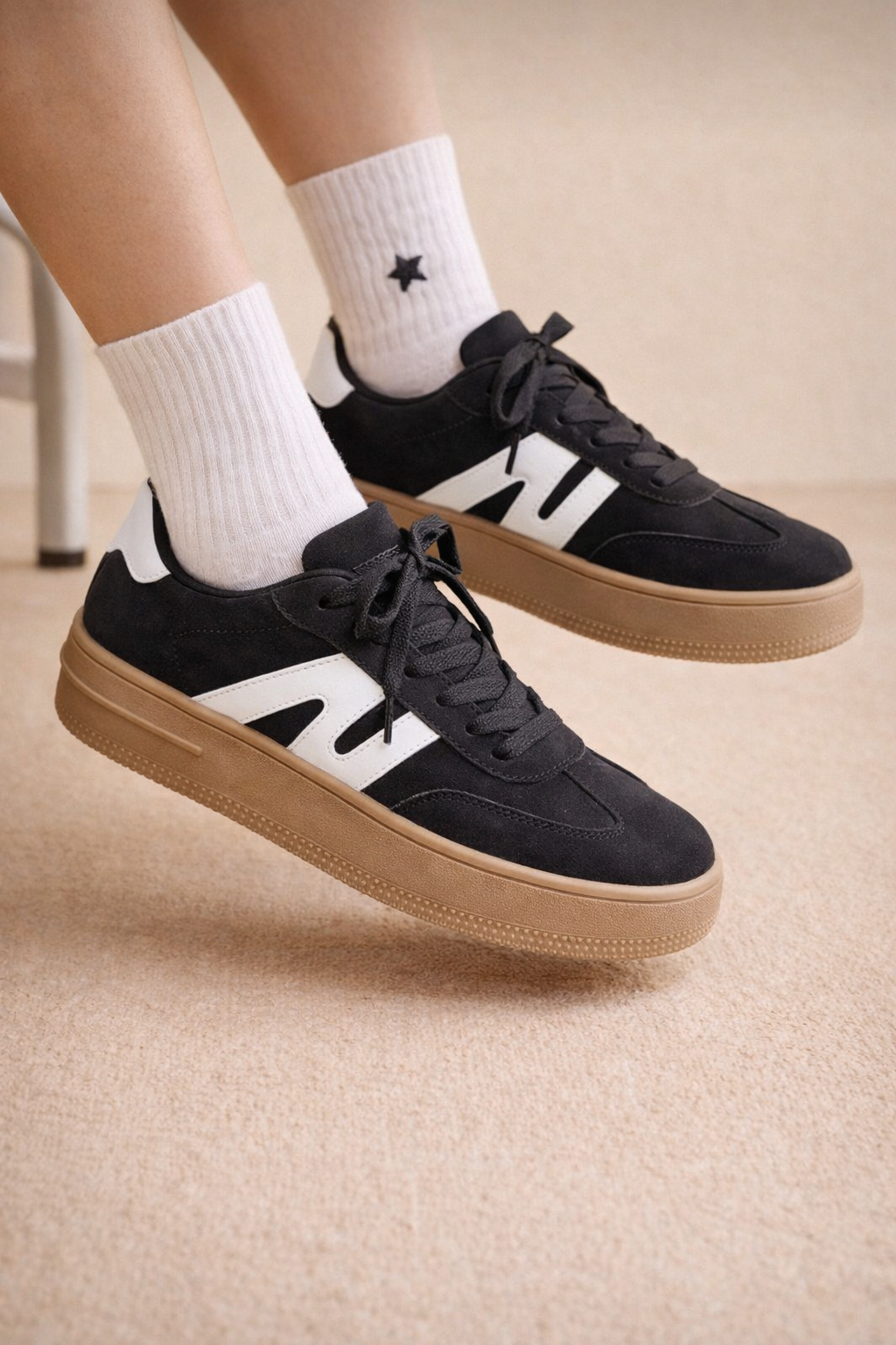 Women’s Leopard Print Chunky Sneakers – Bold Casual Spring Fashion Shoes