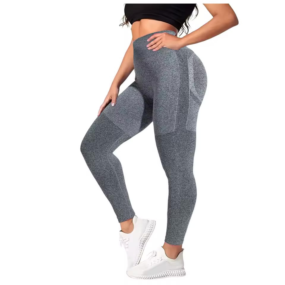 Seamluxe High Stretch Yoga Leggings – Seamless, Tummy Control Sports Tights for Ultimate Comfort