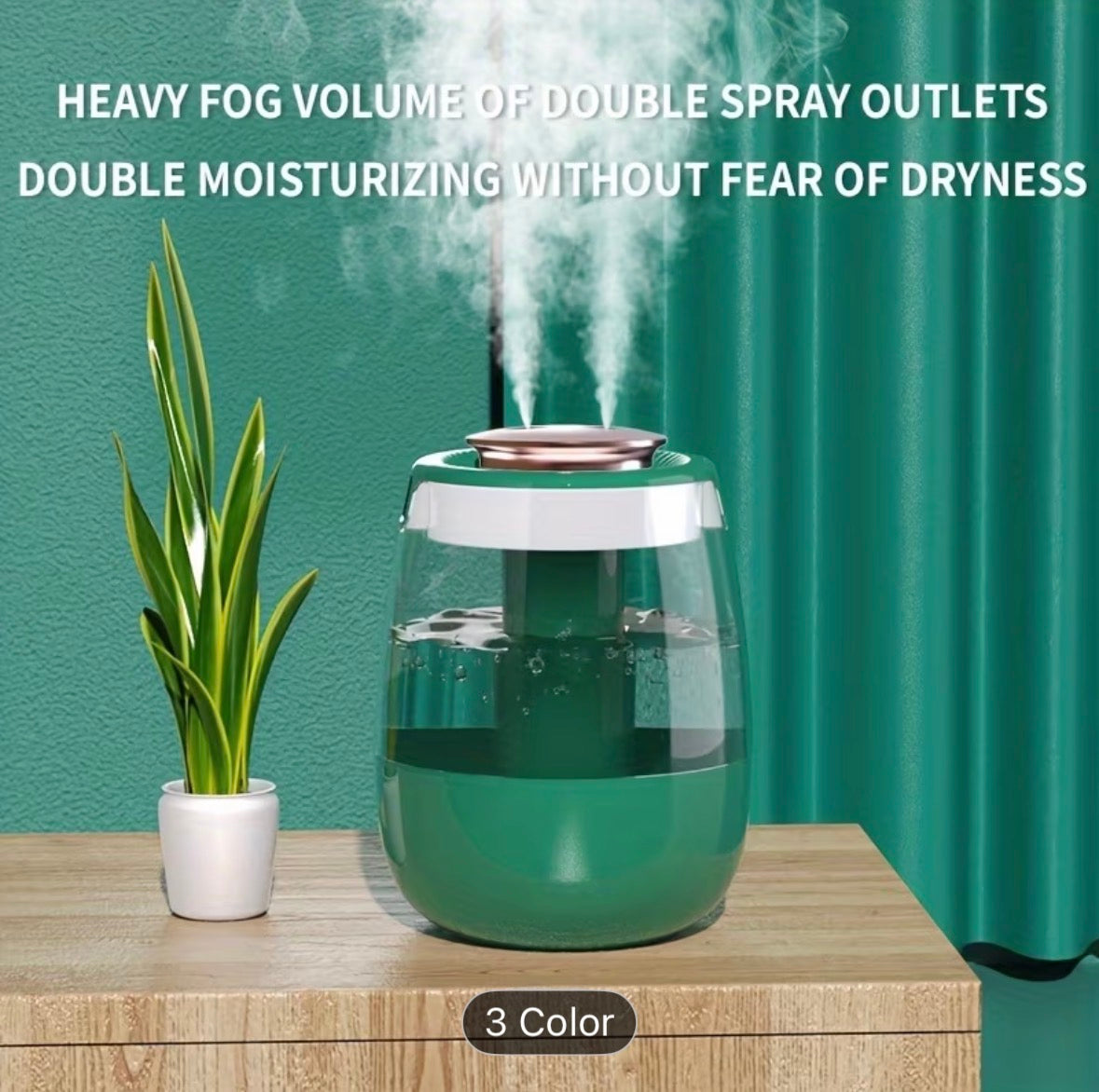 LEVOIT Top Fill Humidifier 2.5L – Quiet Cool Mist for Large Rooms, Baby Nursery, Home & Plants