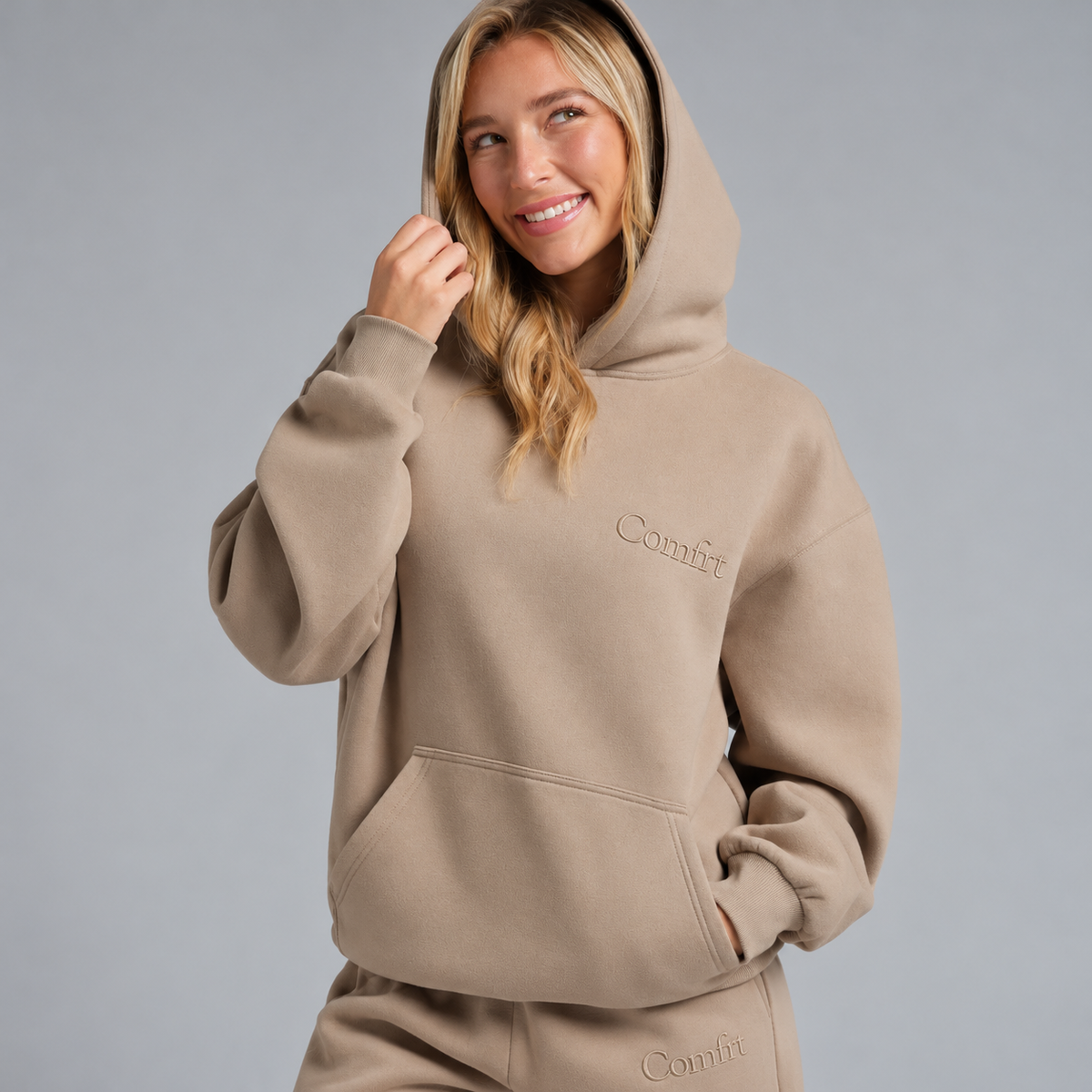 Comfrt Minimalist Hoodie – Mega Oversized Heavyweight Fleece Hoodie