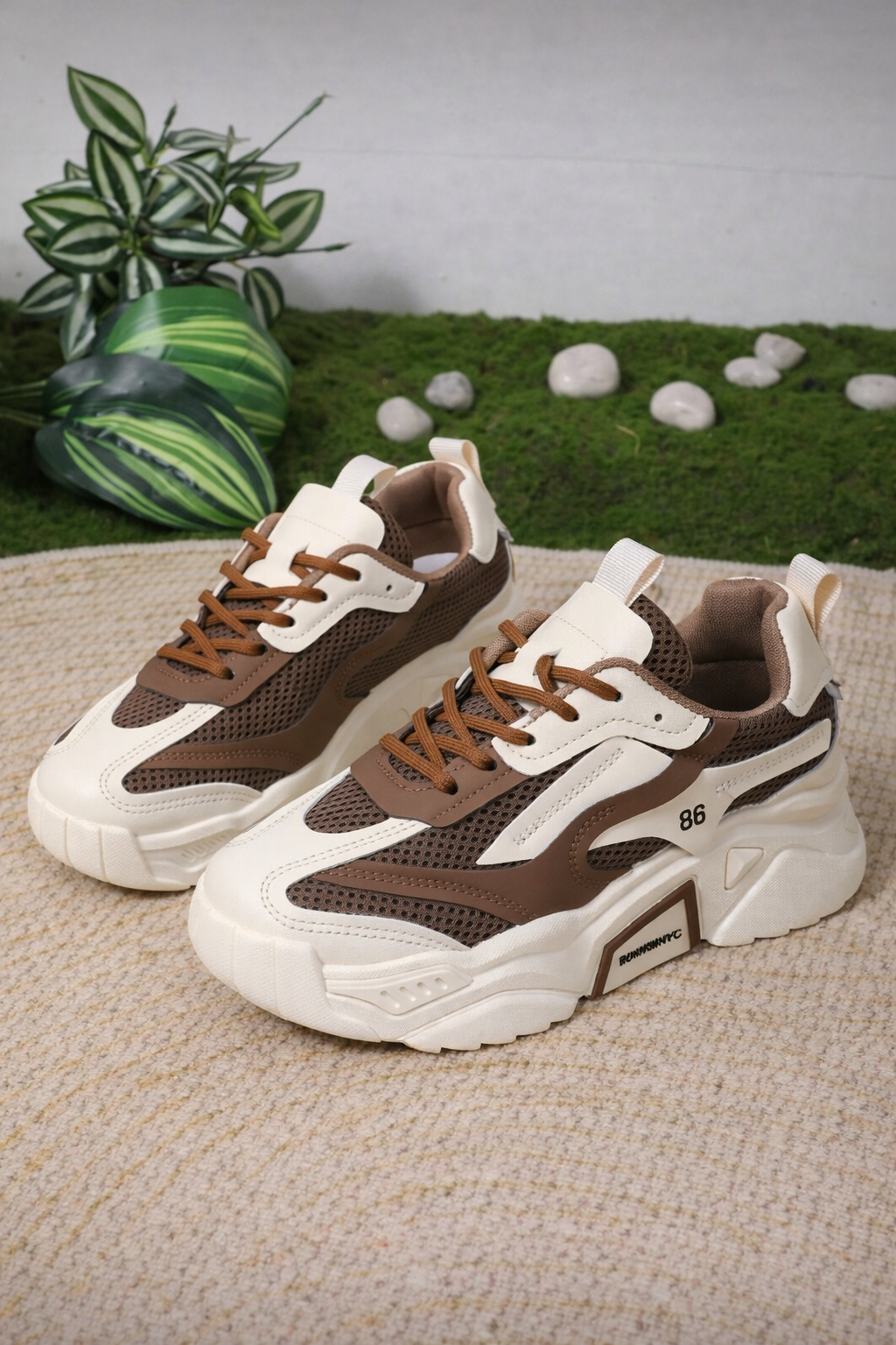Women’s Thick Sole Platform Sports Shoes – Lightweight Outdoor Sneakers for Spring & Autumn