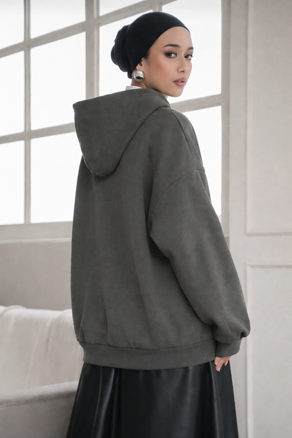 Women’s Thermal Lined Hoodie – Soft Warm Fall Winter Essential Sweatshirt