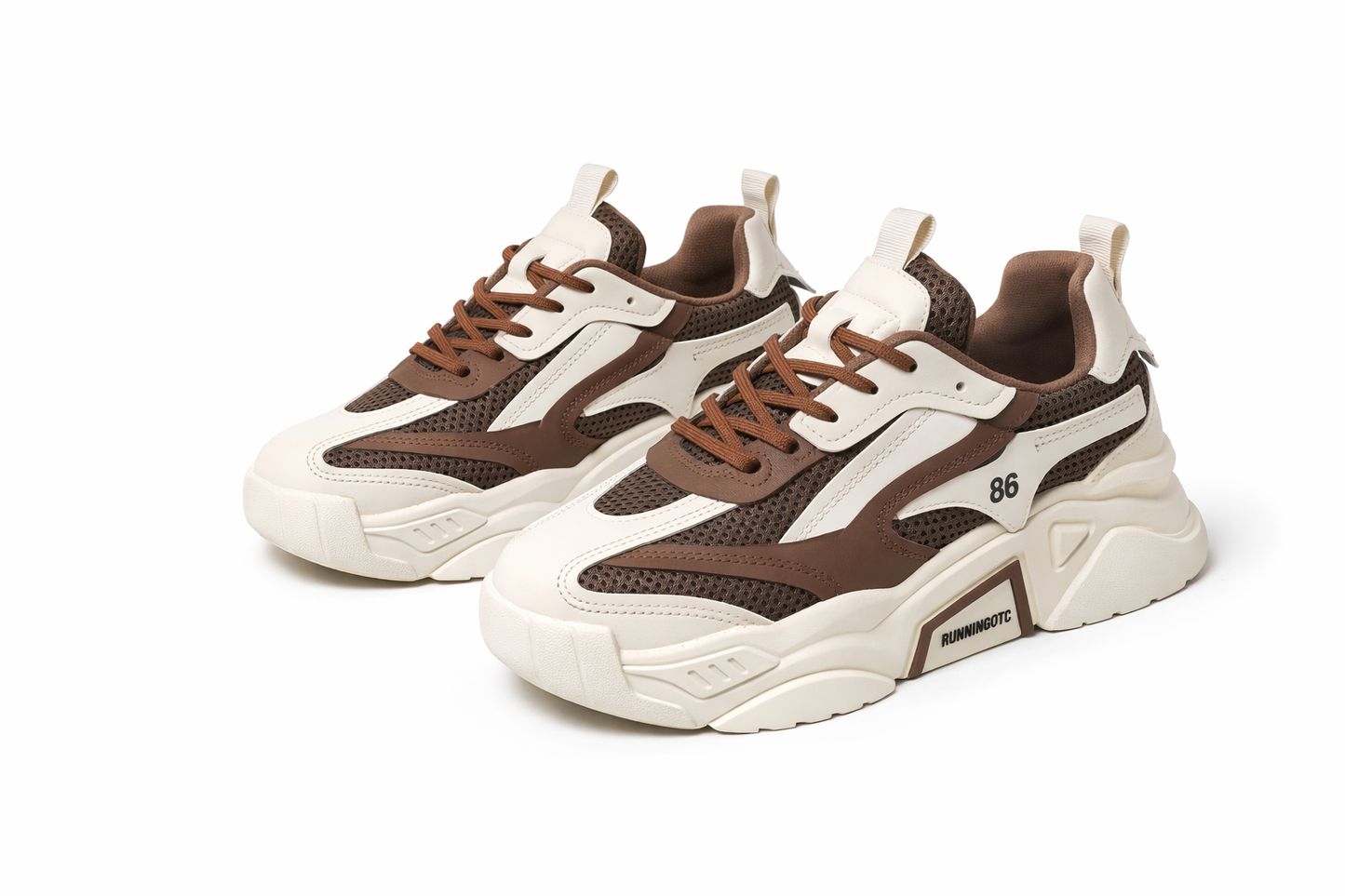 Women’s Thick Sole Platform Sports Shoes – Lightweight Outdoor Sneakers for Spring & Autumn