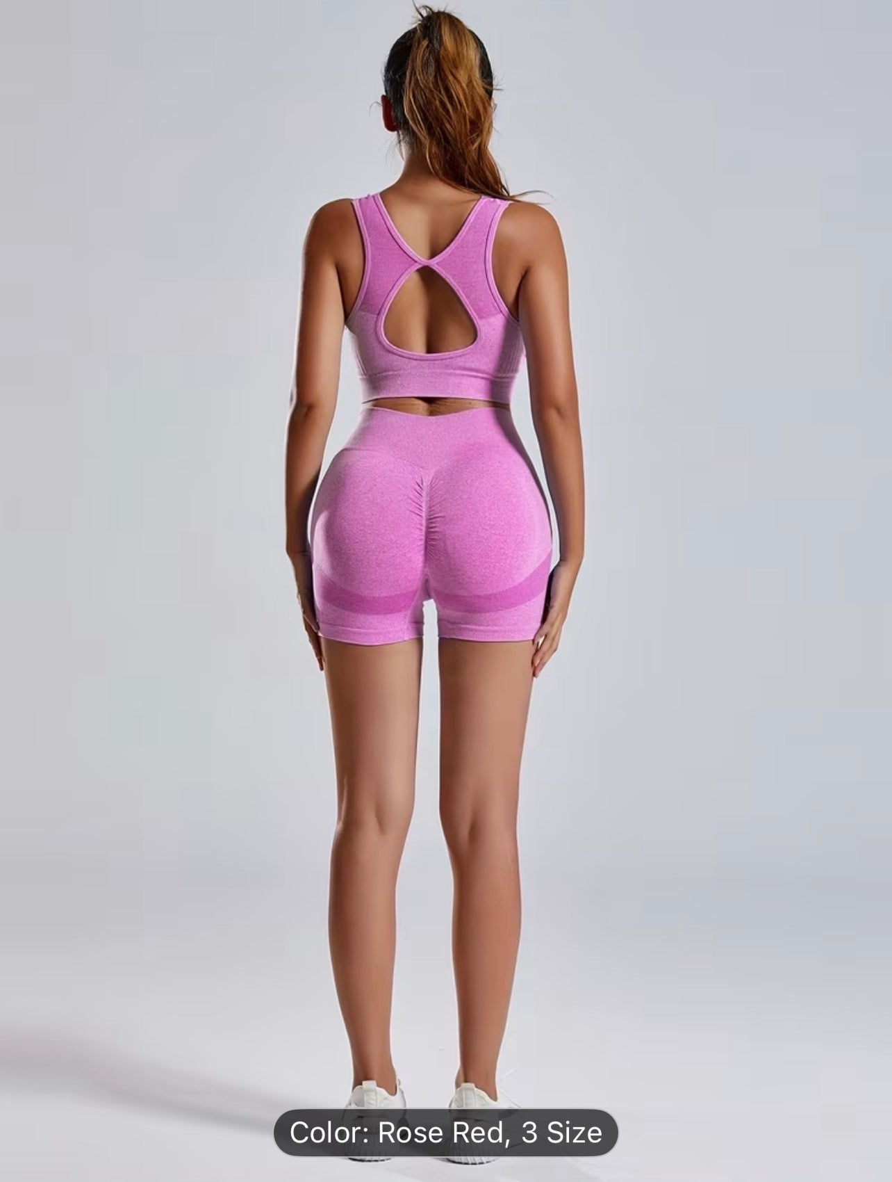 Seamless Yoga Set – High Stretch Backless Gym Wear Autumn Activewear for Women
