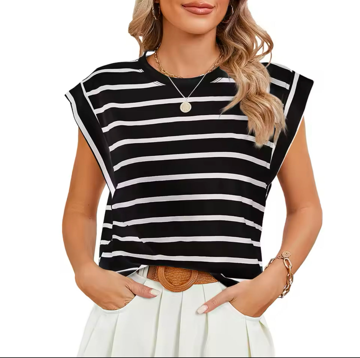 Luneh Batwing Sleeve Tee – Comfy Chic Round Neck Top for Everyday Style