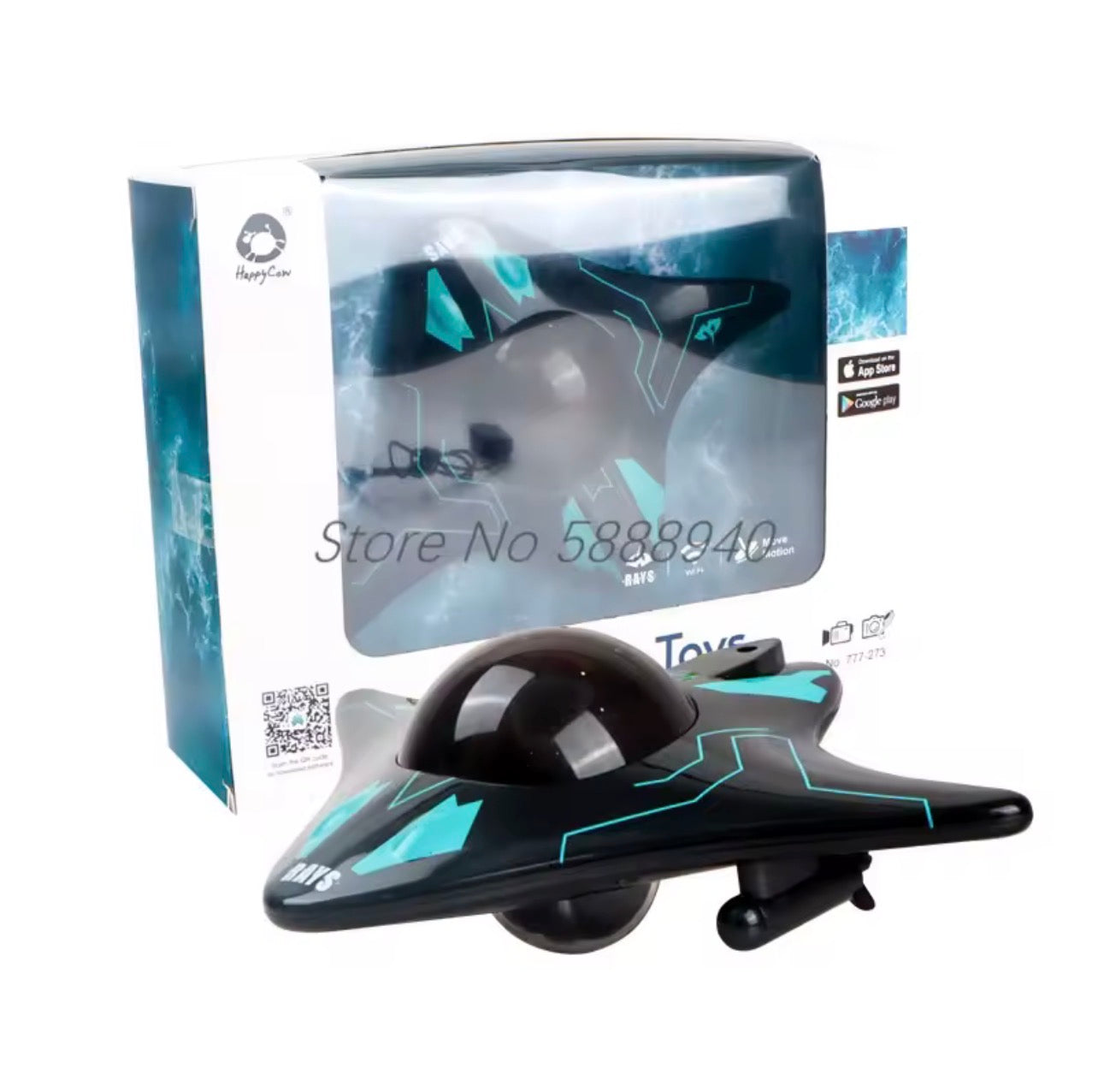 Wireless RC Boat with HD Underwater Camera – Waterproof Remote Control Fishing & Exploration Toy for Summer Outdoor Use - UltraChic