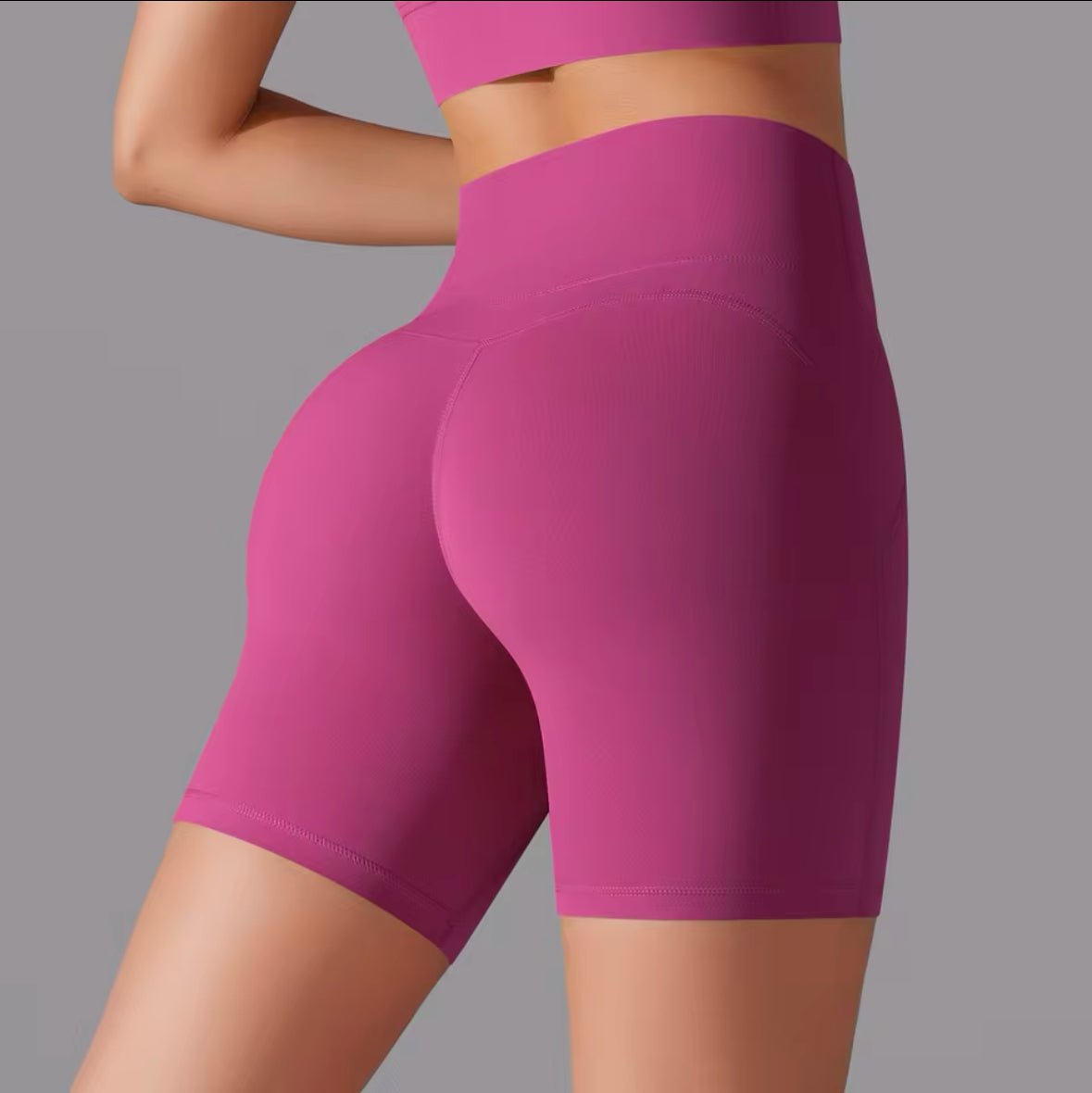 High Waist Yoga Shorts for Women – Breathable Fitness, Running & Cycling Gym Shorts for Summer Workouts