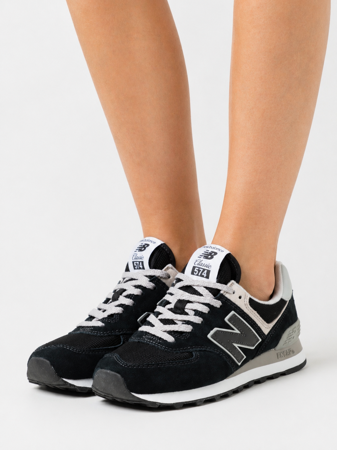 New Balance W574 Lightweight Cushioned Sneakers Effortless Everyday Comfort Minimal Style Spring Summer Women - UltraChic