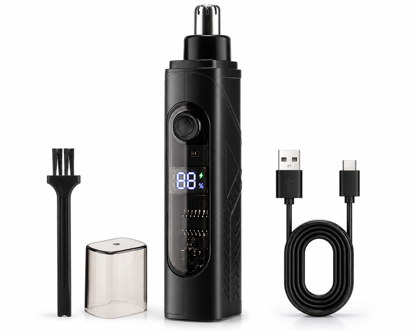 Nose Hair Trimmer Rechargeable Precision Grooming Clean Polished Look Instantly All Season Men - UltraChic