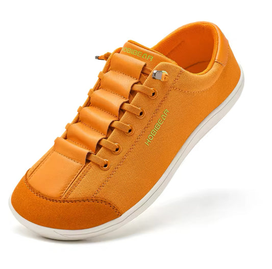 HOBIBEAR Barefoot Sneakers for Men & Women – Wide Toe, Minimalist Design, Lightweight & Adjustable Slip-On Walking Shoes