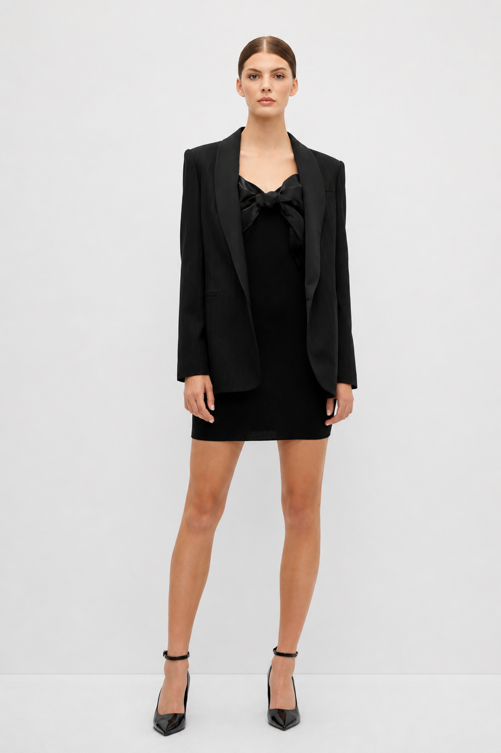 Cocktail Mini Dress with Statement Bow – Instant Elegant Look – Summer Party Women - UltraChic