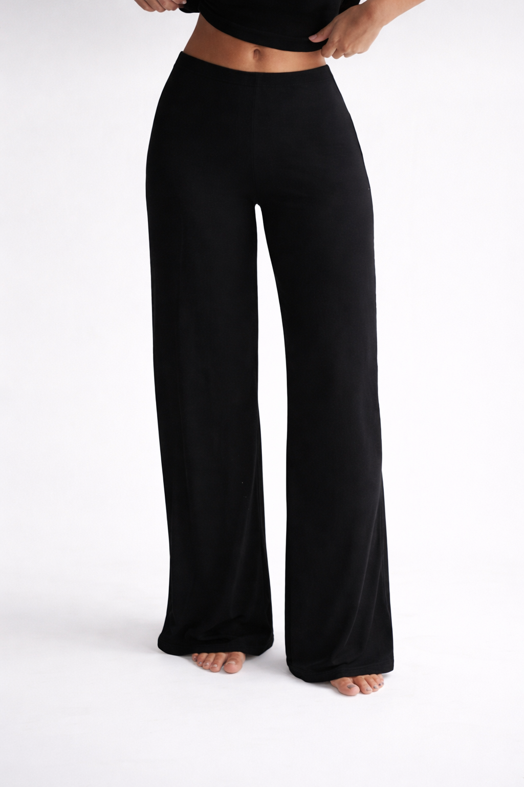 Women’s High-Waist Straight-Leg Trousers – Elegant Fall/Winter Essential