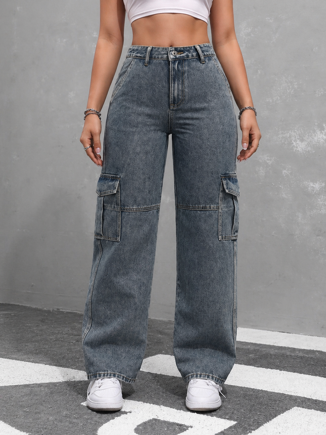 Straight Leg Jeans Y2K Vintage Fit Flattering Silhouette Summer Women Petite