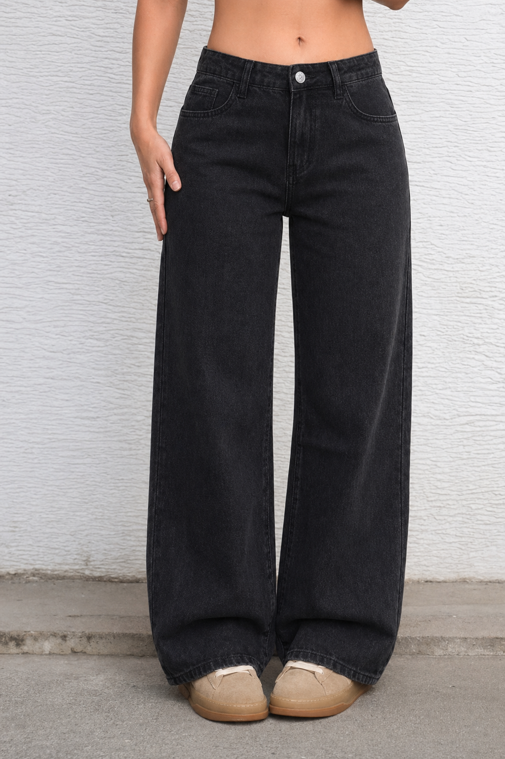 Wide Leg Jeans Relaxed Fit Effortless Chic Look All Season Women