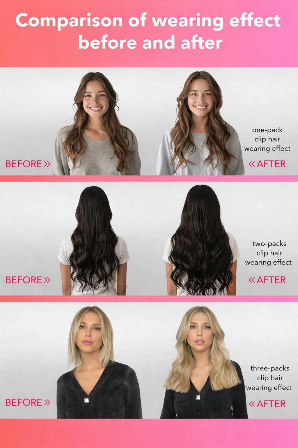 Clip In Human Hair Extensions 7PCS Remy – Double Weft Invisible Natural Hair Extensions for Women