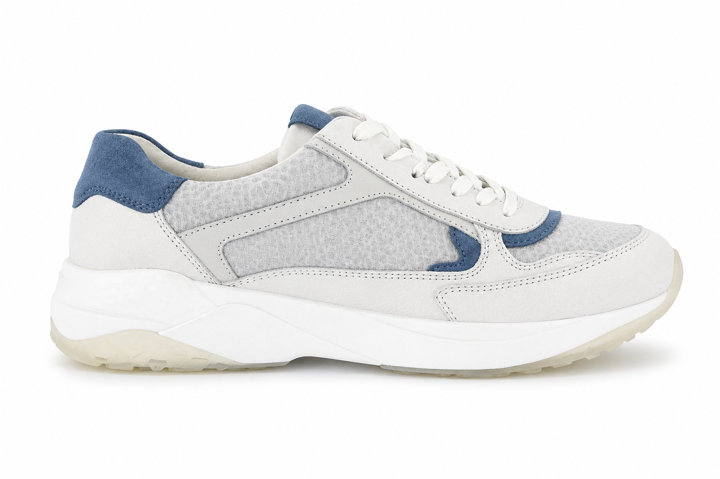 Paul Green Maincalf Sportnet Milk Alu Sneakers Breathable Lightweight Cushion Comfort Effortless Clean Look Spring Summer Women - UltraChic