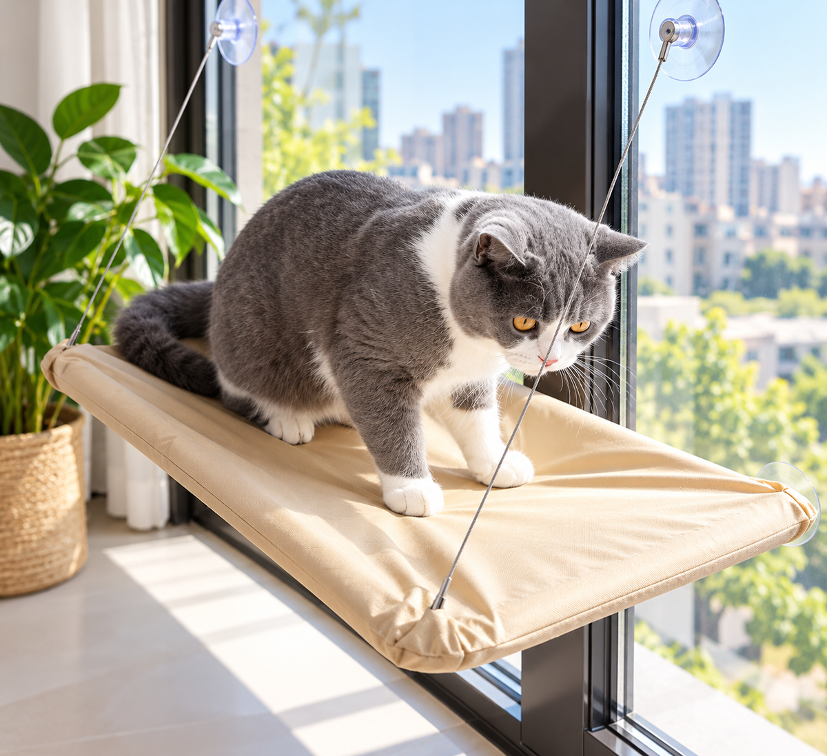 Cat Bed Cushion – Soft & Cozy Cat Sleeping Bed