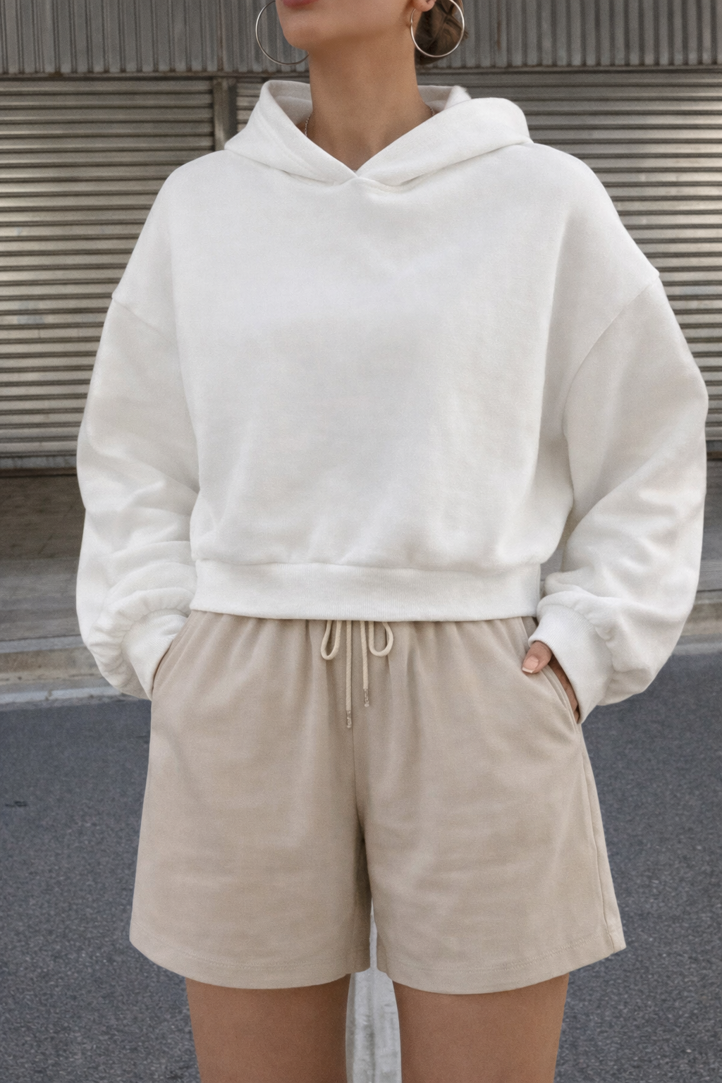 Women’s Classic Fleece Sweatshirt Hoodie – Cozy Fall Winter Casual Essential